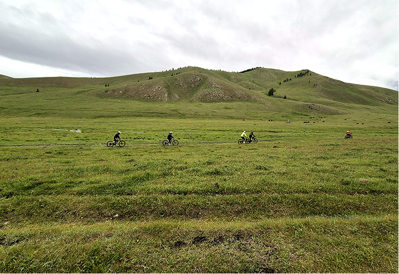 Mongolia biking